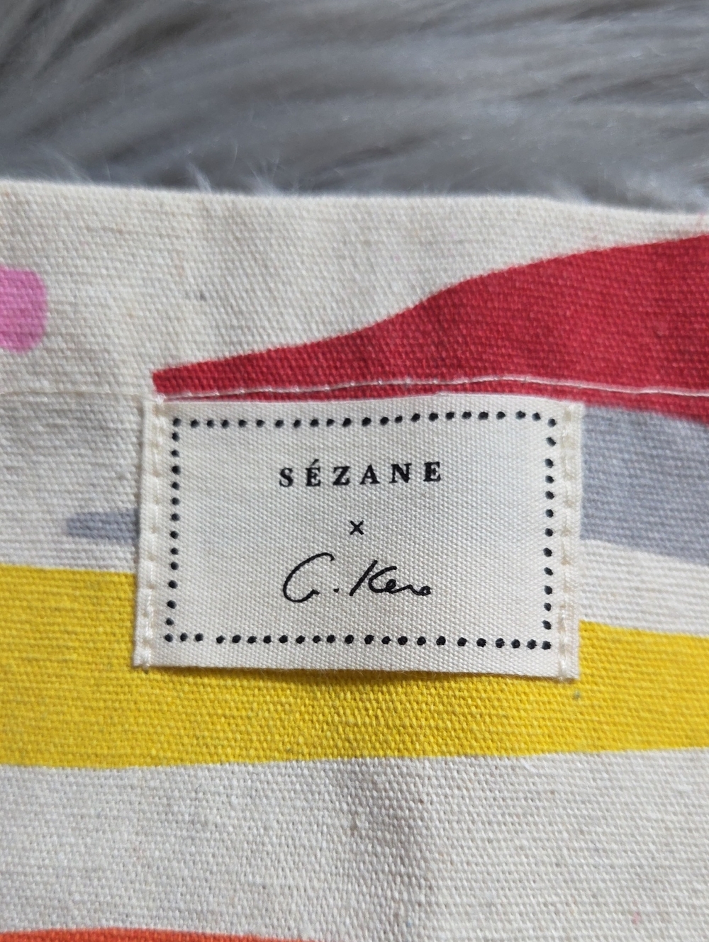 Nwot! Sezane X G.Kero Colorful Tote Bag - Picture 4 of 8